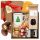 GIFT BASKET Christmas Saint Nicholas TEA ALMONDS HONEY box