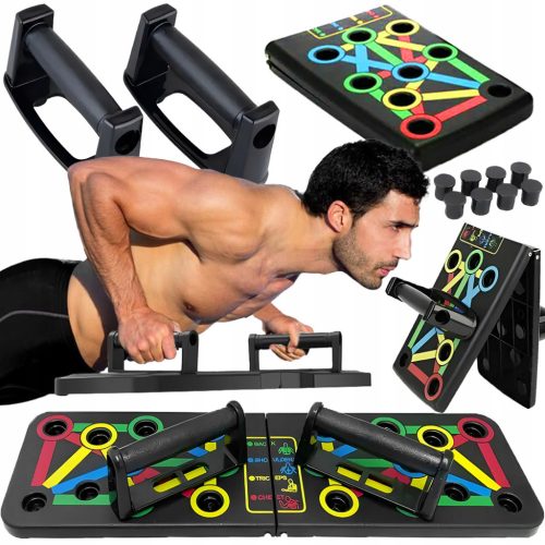  LARGE BOARD handles for doing push-ups PLATFORM PUSH UP 16in1 multifunctional