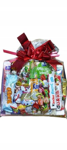  A package of sweets for a child, a gift for Saint Nicholas, a chocolate Saint Nicholas