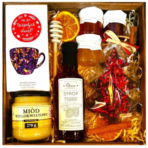  GIFT BASKET GIFT HONEY CHOCOLATE SYRUP GIFT CHRISTMAS TREE