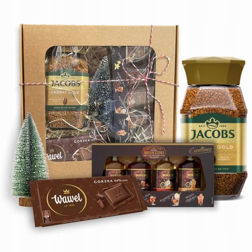  COFFEE GIFT SET chocolate coffee syrups decoration HOLIDAYS