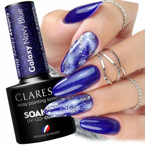  Claresa Hybrid Varnish Galaxy Navy Blue 5g