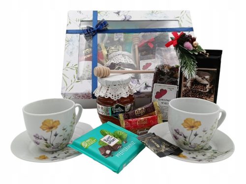  Gift Set Gift for Christmas Cups honey coffee tea chocolate