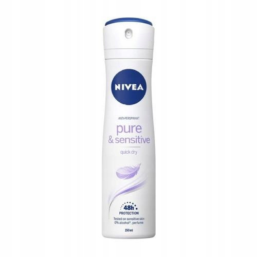  NIVEA Pure & Sensitive Deodorant, 150ml