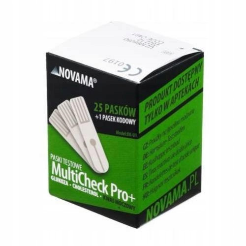  Novama Multicheck Pro+ Uric Acid Test Strips 10 pcs.