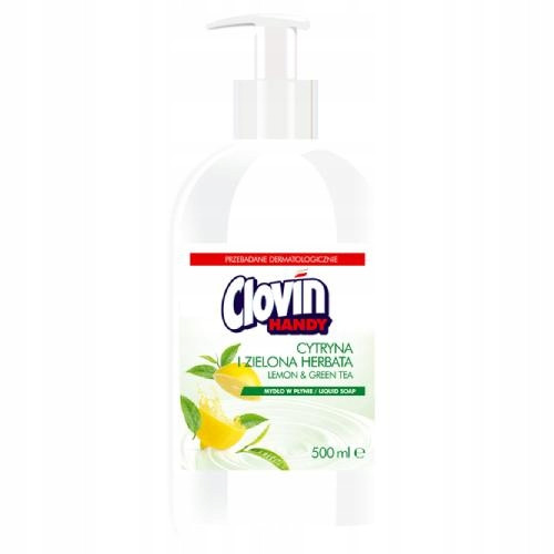  CLOVIN HANDY LIQUID SOAP LEMON AND GREEN TEA - DISPENSER 500ML