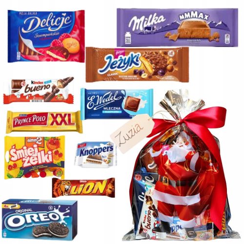  Dedicated Sweet Gift Christmas Package with sweets Santa Mega Mix