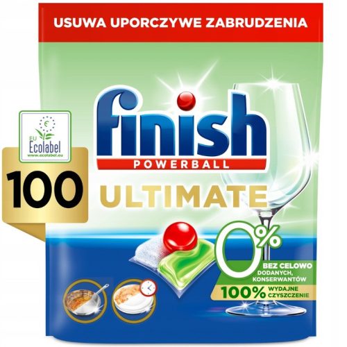  Finish Ultimate 0% Dishwasher Tablets 100 pcs.