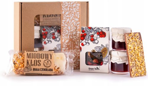  GIFT SET WHITE CRAFT TEA JAM CHOCOLATE HONEY BAR