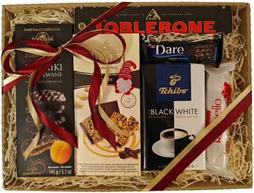  Christmas Gift Basket Gingerbread Copernicus, Toblerone chocolate, Coffee