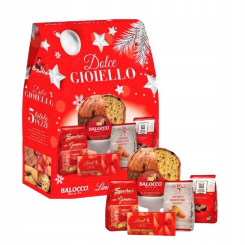  Dolce Gioiello Set of 5 sweets for Christmas gift Italian Christmas