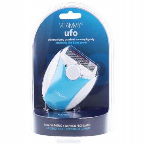  ELECTRONIC ELECTRIC LICE AND NIT COMB VITAMMY UFO BLUE SET