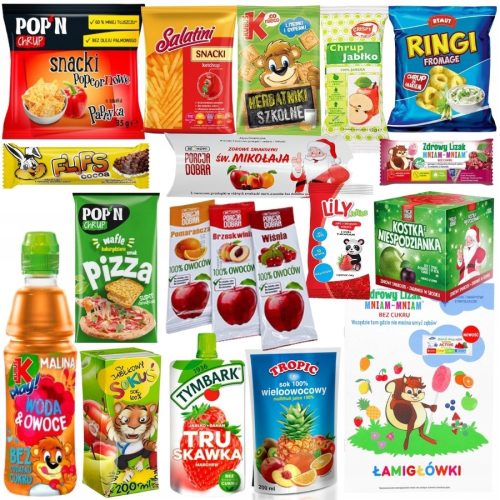  HEALTHY PACK Sweets Set Gift for children for Christmas 15 pcs of sweets