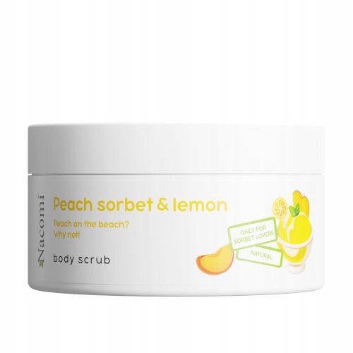  Nacomi Peach-scented body scrub