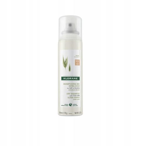 Klorane Gentle Dry Shampoo with Oat Milk for Dark Hair - Revitalize in 2 Minutes