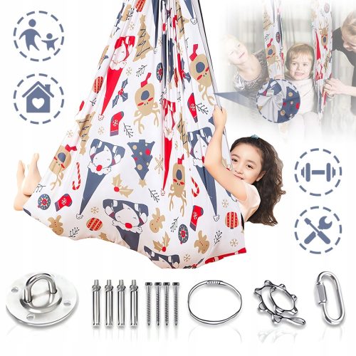  SWING ADJUSTABLE THERAPEUTIC SENSORY HAMMOCK FOR CHILDREN 1.5*2.8M