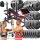  BODYBUILDING SET 120KG STRONG BENCH RACK BAR BALL DUMBBELL WEIGHTS