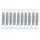  Pack of 10 trampoline springs, solid replacement set for an additional 14 cm