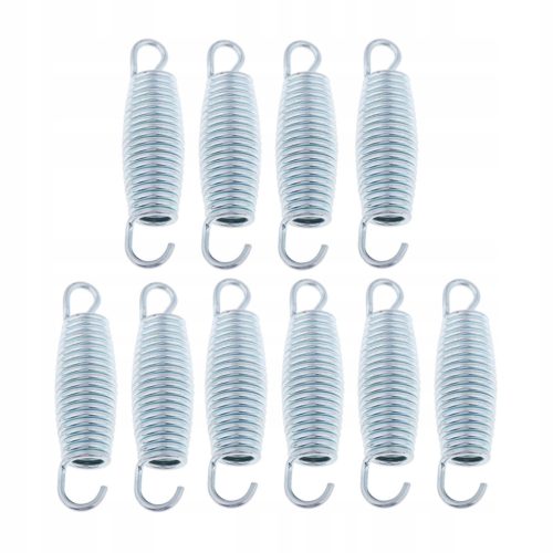  Pack of 10 trampoline springs, solid replacement set for an additional 10 cm