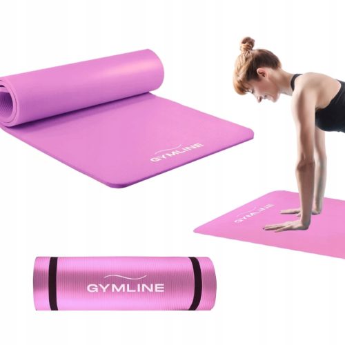  EXERCISE MAT PINK 180x60 cm NBR 1.5 cm FOR YOGA FITNESS GYMNASTIC