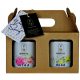  Gift set – Honey with Raspberry 380g + Honey with Ginger and Lemon 380g WŚ!