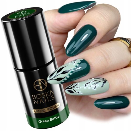  Boska Nails Divine 325 Green Bottle 6 ml hybrid varnish