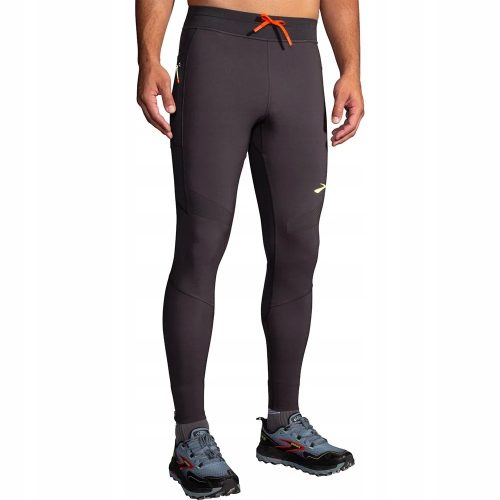  Brooks Men's Leggings Black Sports 211513050 M