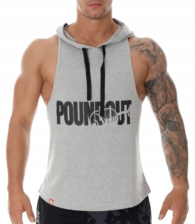  Poundout Sleeveless Training Shirt M Gray