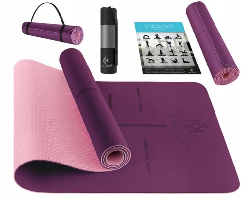  YOGA FITNESS MAT WATERPROOF ANTI-SLIP 183x61x0.6 CM