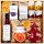  GIFT BASKET FOR A GIFT HONEY TEA SYRUP CHRISTMAS TREE COFFEE SANTA CLAUS