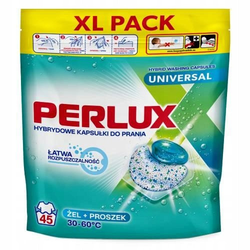  PERLUX Universal washing capsules 45 pcs gel + powder in one