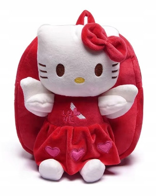 Buy Hello Kitty Kids' Plush Backpack - Soft Touch, Adjustable Straps, Zip Closure