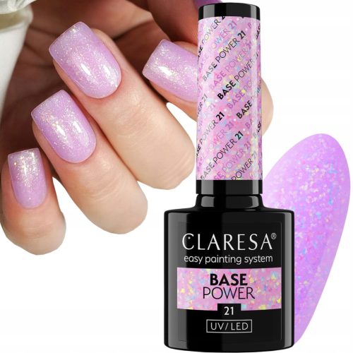  CLARESA POWER BASE ACID-FREE BUILDING LILAC WITH Iridescent Foil 21