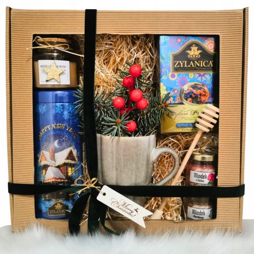  LARGE GIFT BASKET GIFT GIFT CHRISTMAS SET HONEY TEA READY