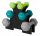  Songmics rubberized dumbbells set of 7