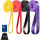  TOMSHOO Resistance Bands Set, 4 Pieces with Storage Bag,