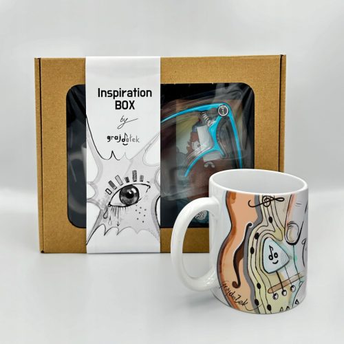  GIFT SET FOR GUITARIST - mug + coffee + capo