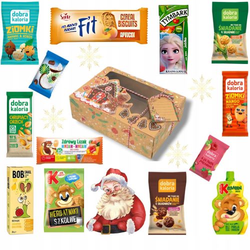  Healthy Sweets Set Santa's Gift Good Calorie and Others Paczka Box