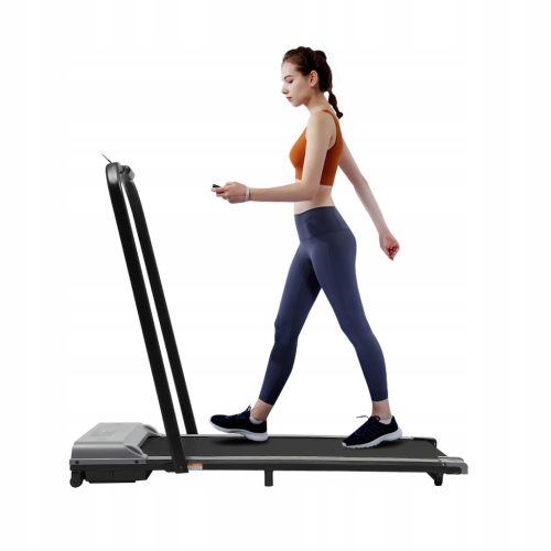  2 in 1 Foldable Treadmill, 3.0KM, with Remote Control and LED Display