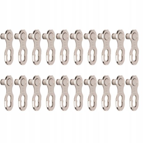  Bike Chain Connector 11 Speed 10 Pairs Silver Steel