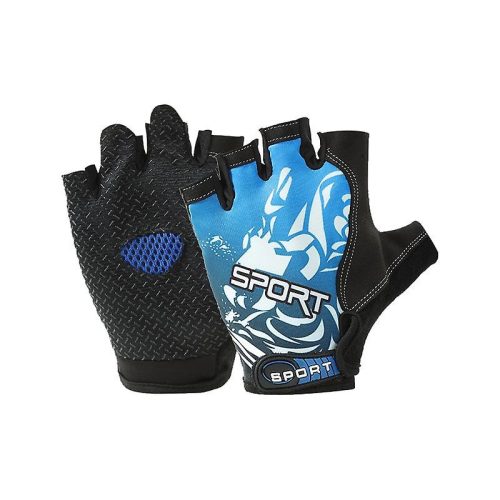  Half-finger unisex cycling gloves non-slip breathable size