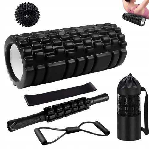  6IN1 MASSAGE ROLLER SET MASSAGER RUBBER ROLLER