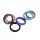  Set of 6 medical-grade silicone wedding and sports rings