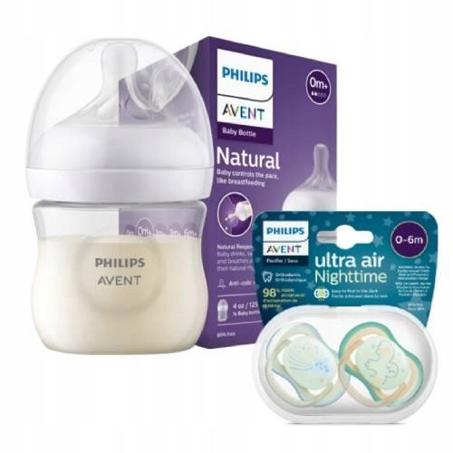  AVENT Set Responsive bottle 125 ml + soother 0-6 m 2 pcs