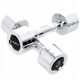  Chrome Dumbbells For Fitness Training 2x3kg HMS Anti-slip Grip