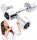  Chrome fixed dumbbells HMS 2x 3 kg