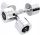  Chromed dumbbells HMS CHD05 2x5kg Dumbbells Sport Gym Training