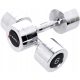  Chrome Dumbbells 2 x 6 Kg For Exercises Training Barbells HMS Weights