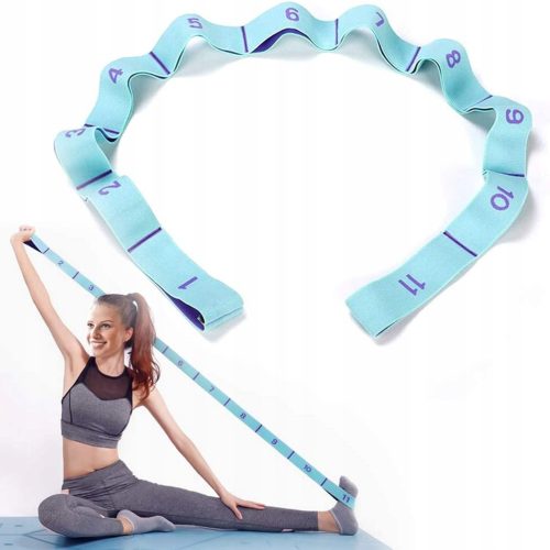  11 loop yoga strap, elastic band