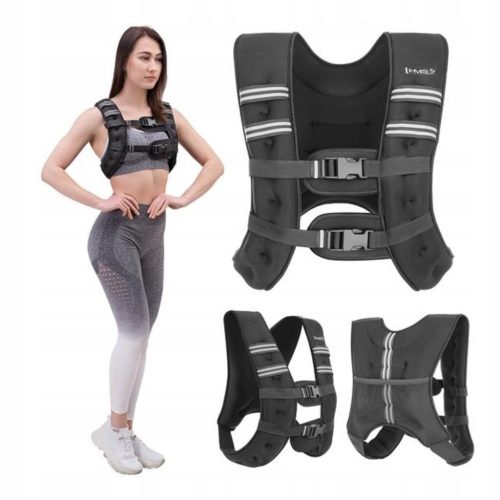  Weighted training vest black 5kg KTO05 HMS